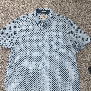 Penguin light blue button up shirt